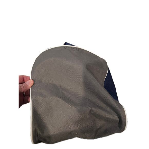 Adidas Defender Small 16"x10"x8" Blue Gray Duffel Gym Bag - Picture 5 of 6